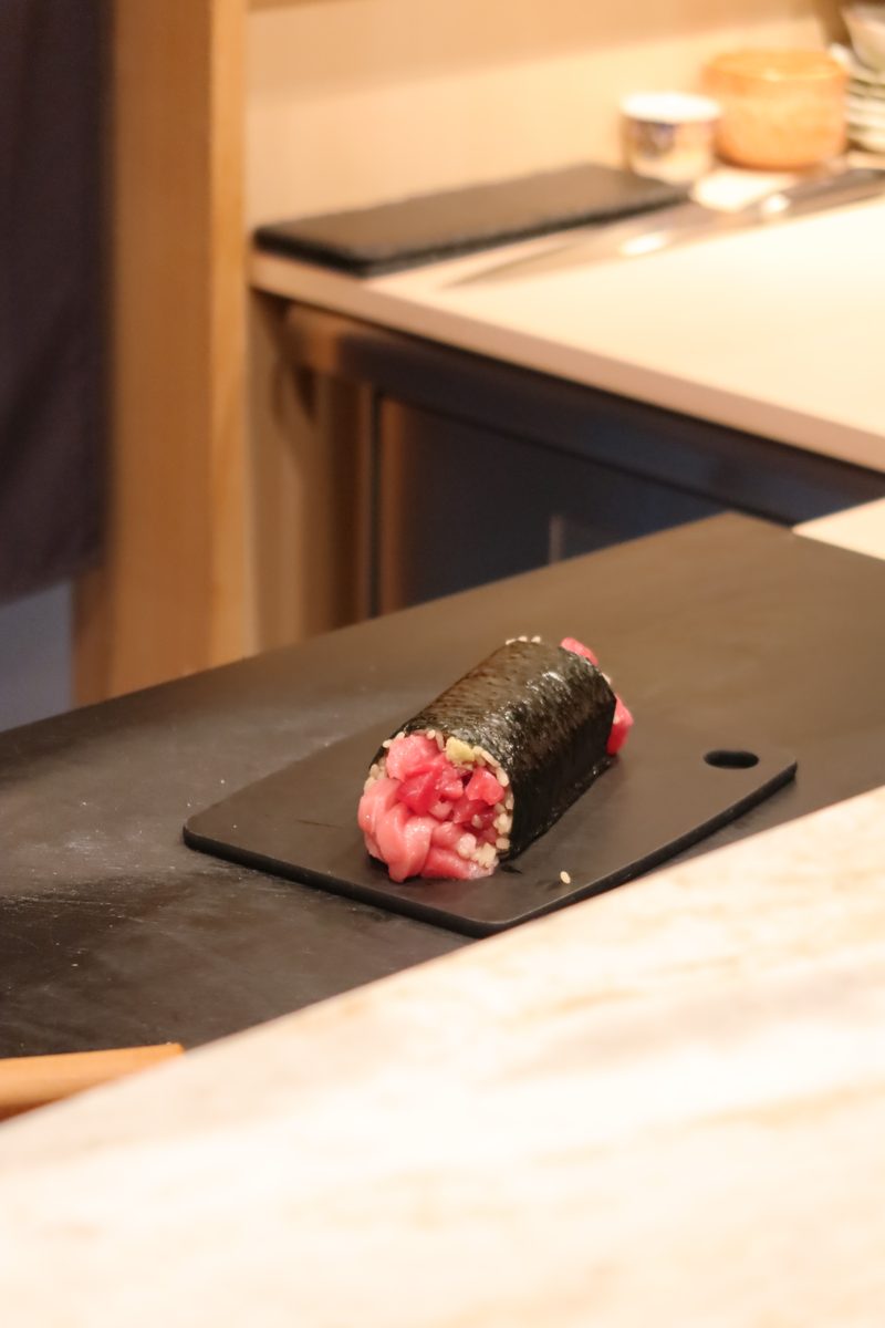 Sea urchin nigiri